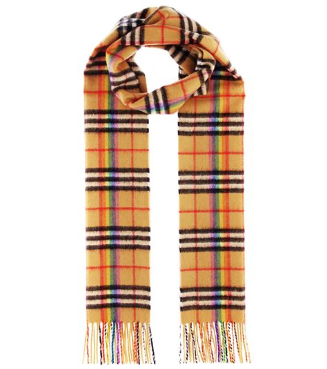 burberry classic rainbow scarf|traditional Burberry scarf.